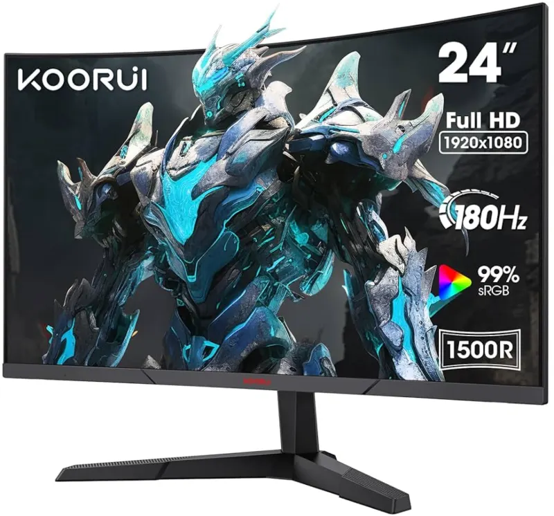 Koorui 24-inch 180Hz curved gaming monitor