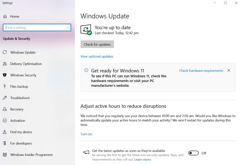 Update Windows to Fix Error 0x0003