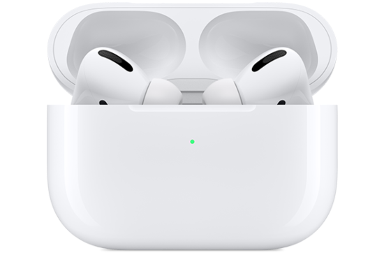 AirPods in charging case
